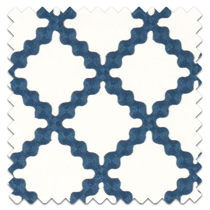 Swatch of Swithland Embroidery Midnight