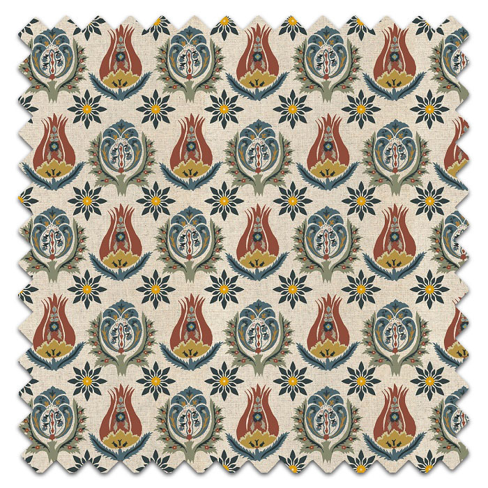 Swatch of Talia Denim Cinnamon