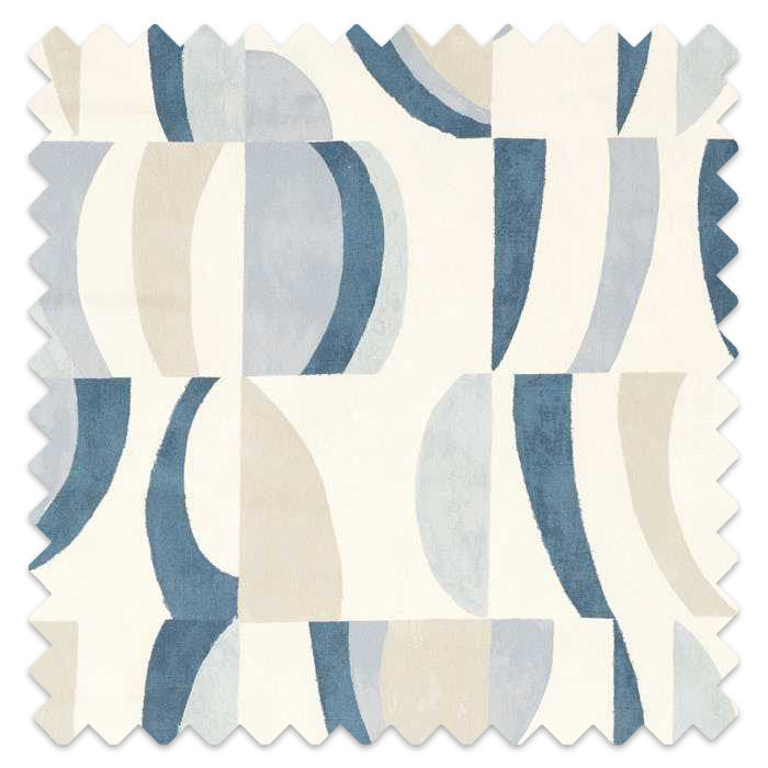 Swatch of Torillo Sky/Cornflower/Linen