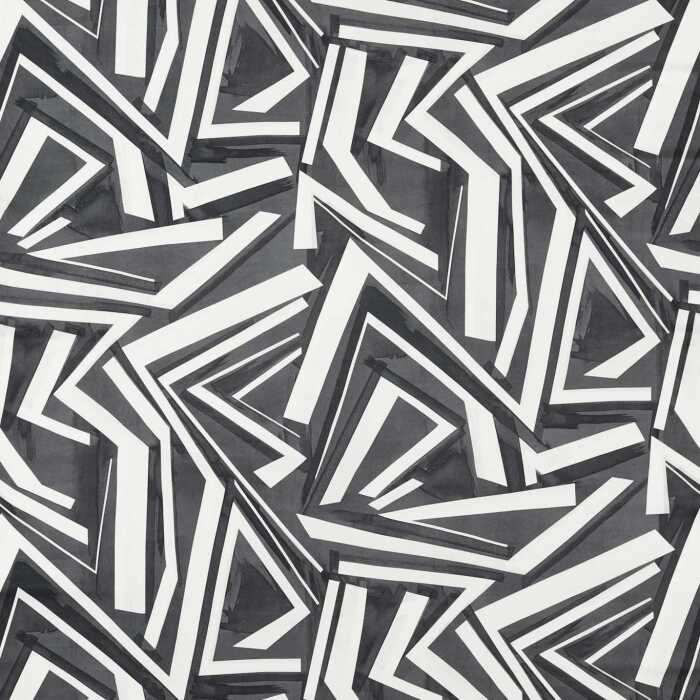 Transverse Ebony Fabric by Harlequin