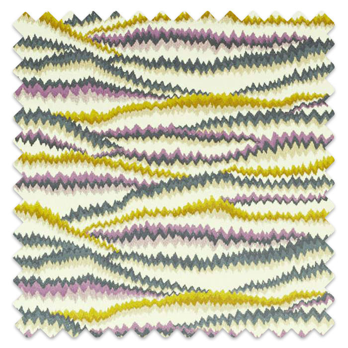 Swatch of Tremolo Aubergine/Chartreuse