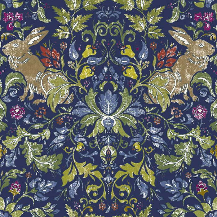 Tresco Caspian Fabric by Chess