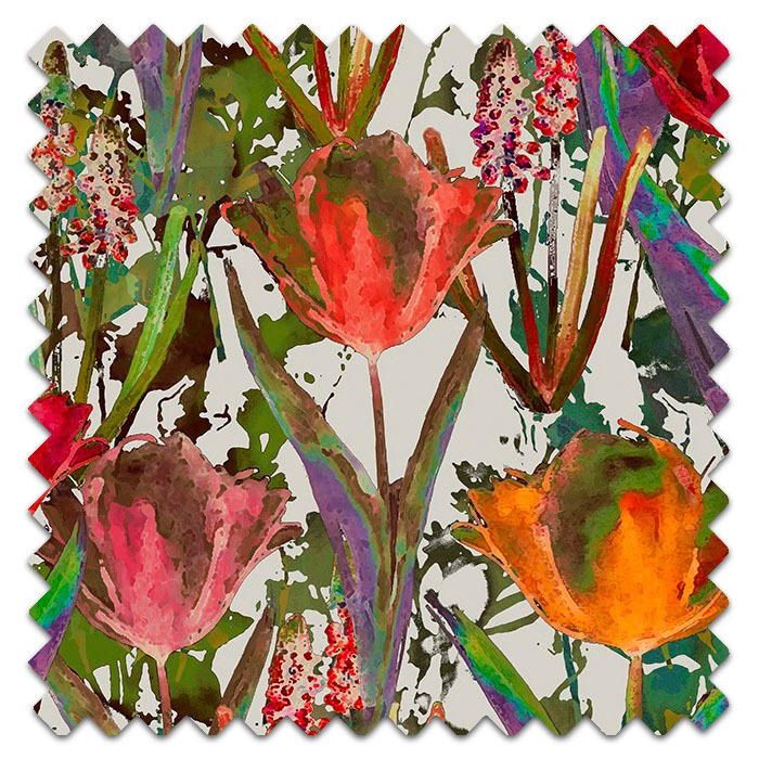 Swatch of Tulips Spice
