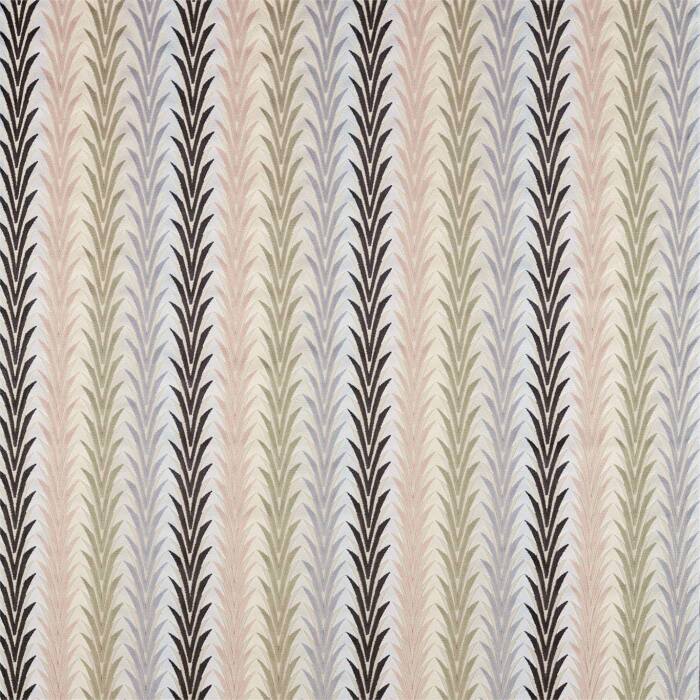 Velika Rose/Brass/Slate Fabric by Harlequin
