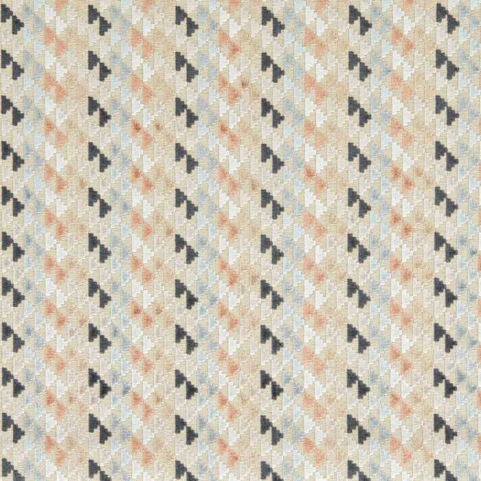 Vidi Sky/Slate/Taupe Fabric by Harlequin