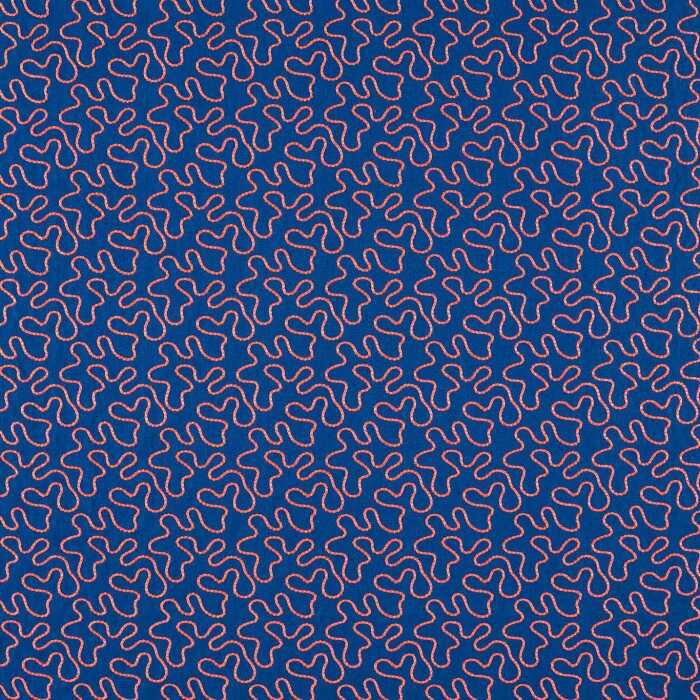 Wiggle Lapis/Spinel Fabric by Harlequin