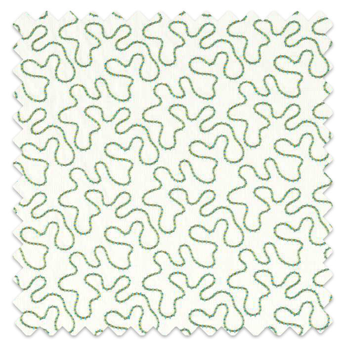 Swatch of Wiggle Peridot/Pearl