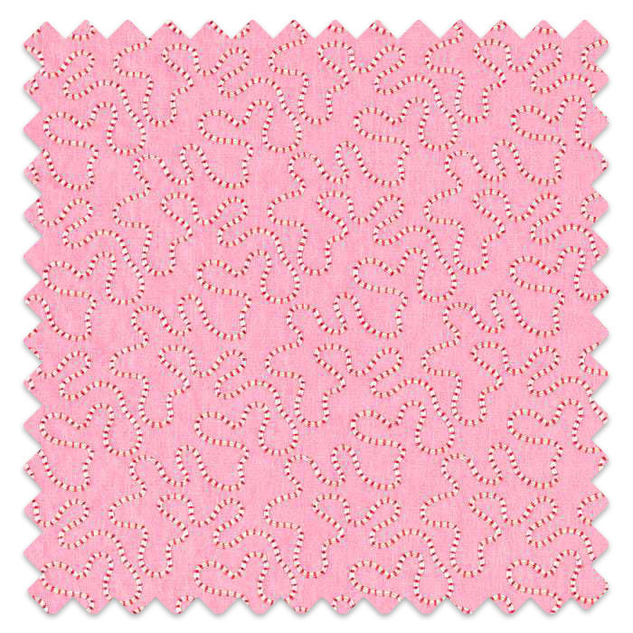 Swatch of Wiggle Rose Quartz/Ruby