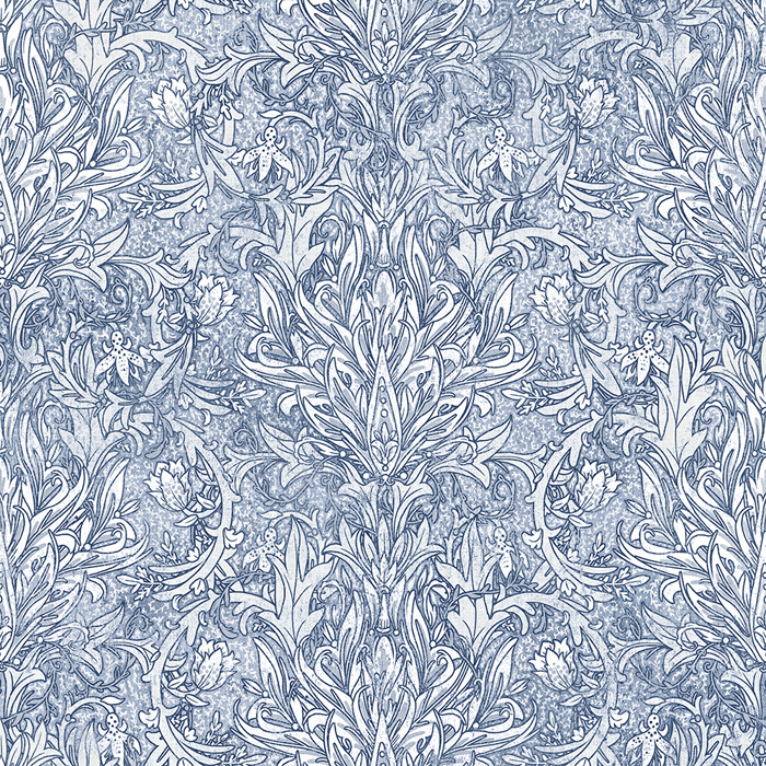 Wisley Caspian Fabric by Chess