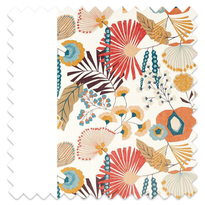 Swatch of Zavala Russet/Navy/Lagoon