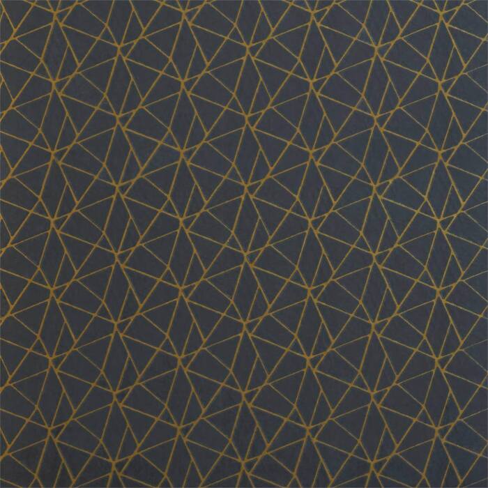 Zola Charcoal/Gold Fabric by Harlequin
