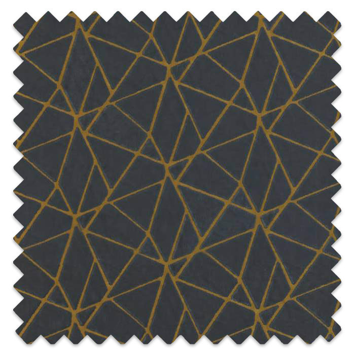 Swatch of Zola Charcoal/Gold