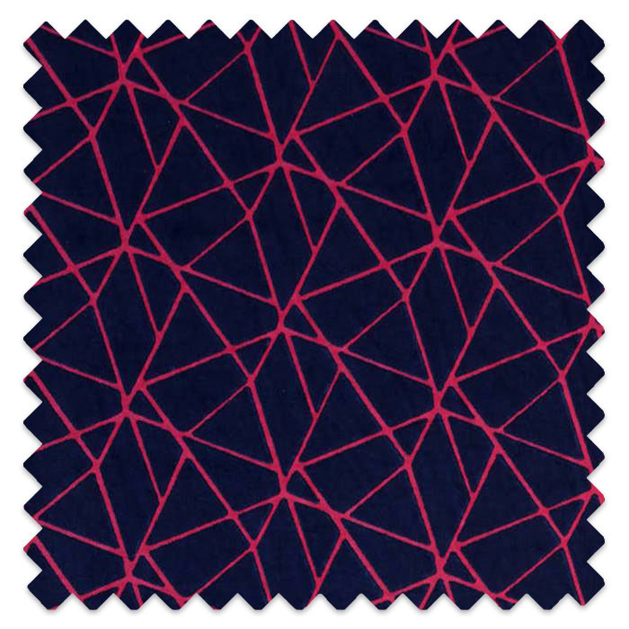 Swatch of Zola Neptune/Cerise