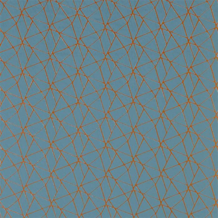 Zola Topaz/Mandarin Fabric by Harlequin