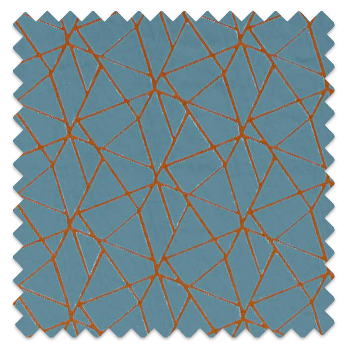 Swatch of Zola Topaz/Mandarin