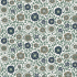 Rosemoor Teal Fabric by Chess