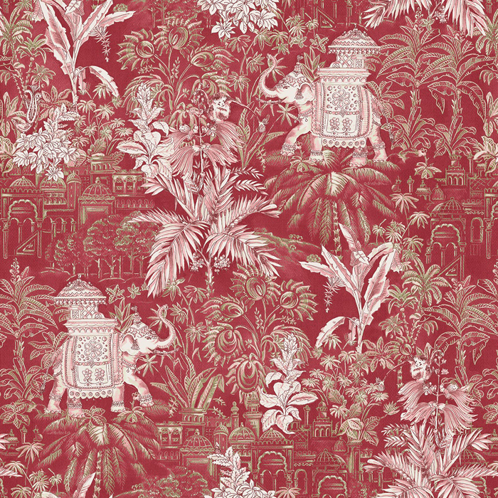 Hathi Ruby Fabric by Chess