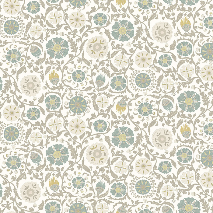 Rosemoor Natural Fabric by Chess