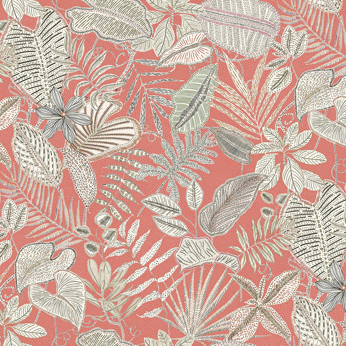 Sherbourne Coral Fabric by Chess
