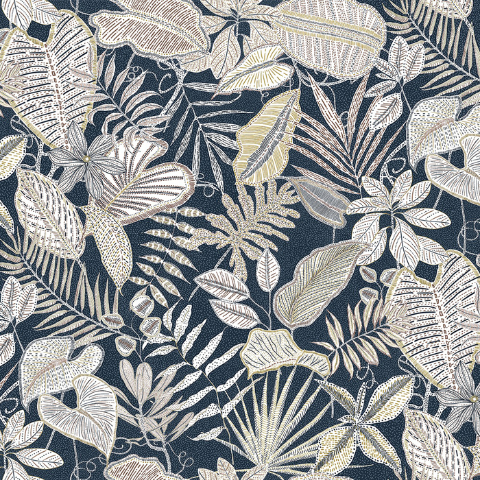 Sherbourne Navy Fabric by Chess