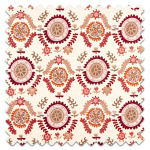 Swatch of Annabels Suzani Embroidery Mulberry