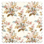 Swatch of Delphinium And Lilac Madder Rose Sepia