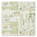 Swatch of Sultans Garden Green