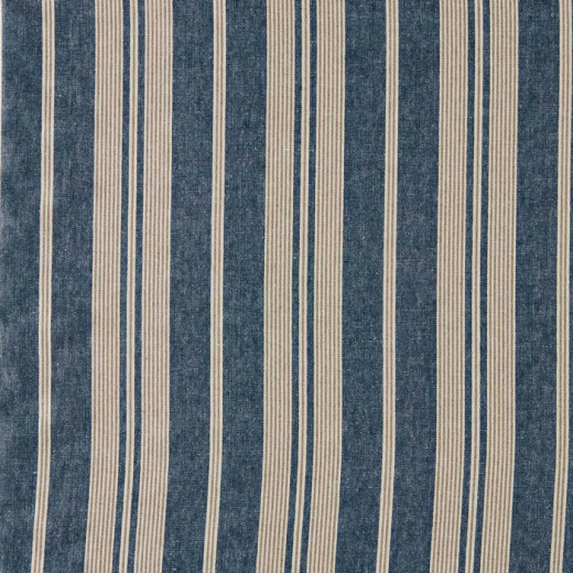 Made To Measure Curtains Amberley Stripe Jodhpur Blue