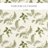 Hosta And Fern Olivine Fabric by Sanderson