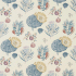 Lily Bank Ruby Indigo Fabric by Sanderson