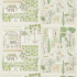 Sultans Garden Green Fabric by Sanderson