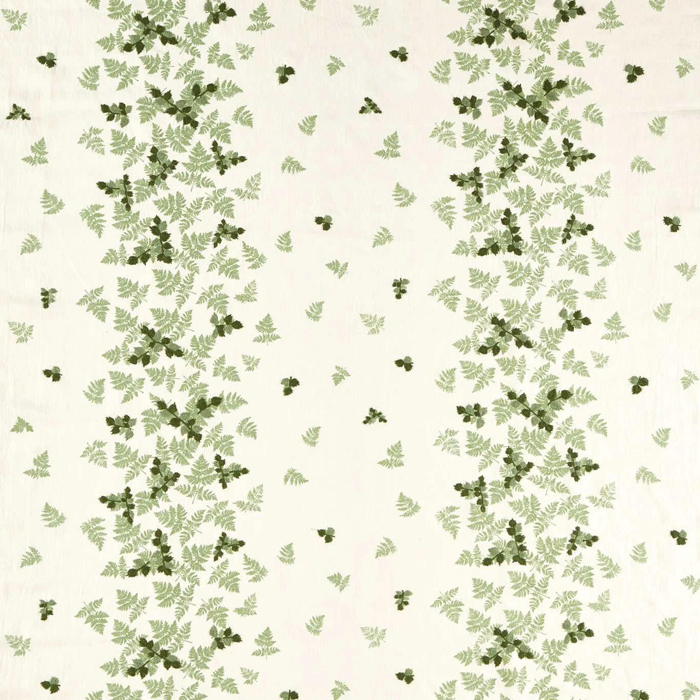Alices Fern Silver Green Fabric by Sanderson