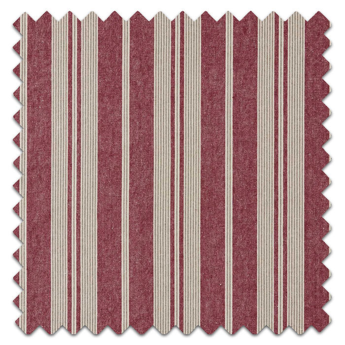 Swatch of Amberley Stripe Madder
