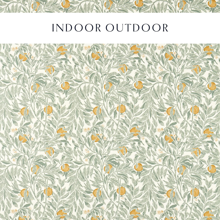 Ancient Apple Orchard Golden Knot And Sage Fabric by Sanderson