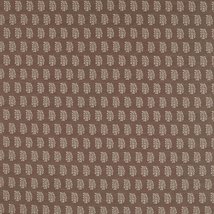 Bagru Cocoa Fabric by Sanderson