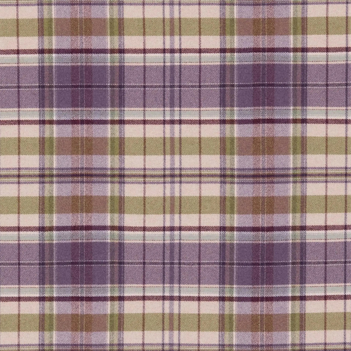 Byron Mulberry Sage Fabric by Sanderson