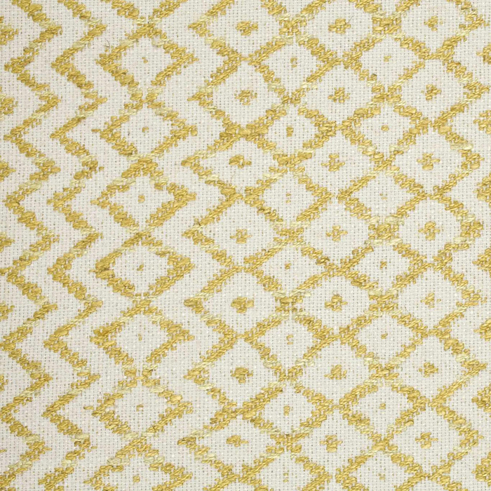 Cheslyn Citron Cream Fabric by Sanderson