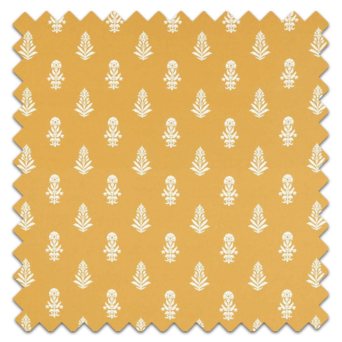 Swatch of Dabu Turmeric