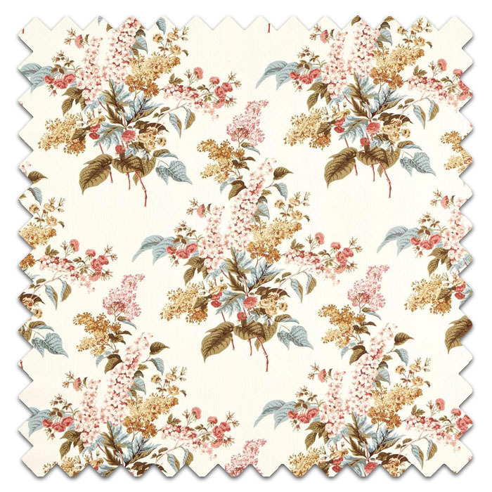 Swatch of Delphinium And Lilac Madder Rose Sepia