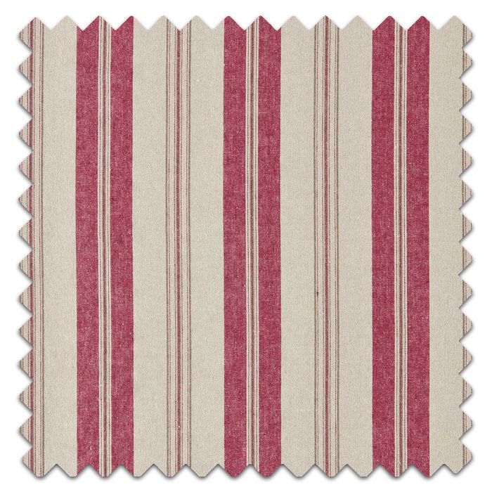Swatch of Highgrove Stripe Madder