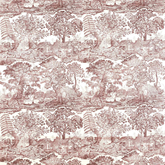 Highgrove Toile Oak Fabric by Sanderson