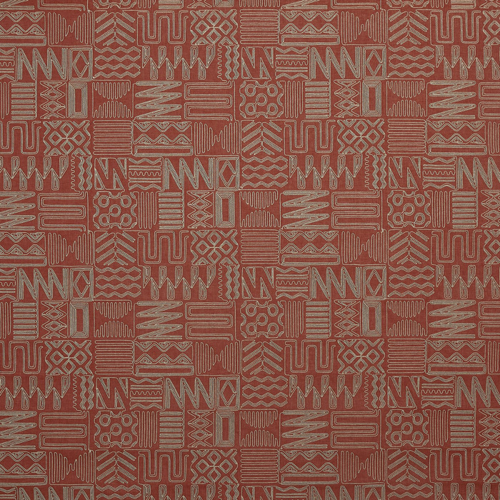 Imara Cinnabar Fabric by Prestigious Textiles
