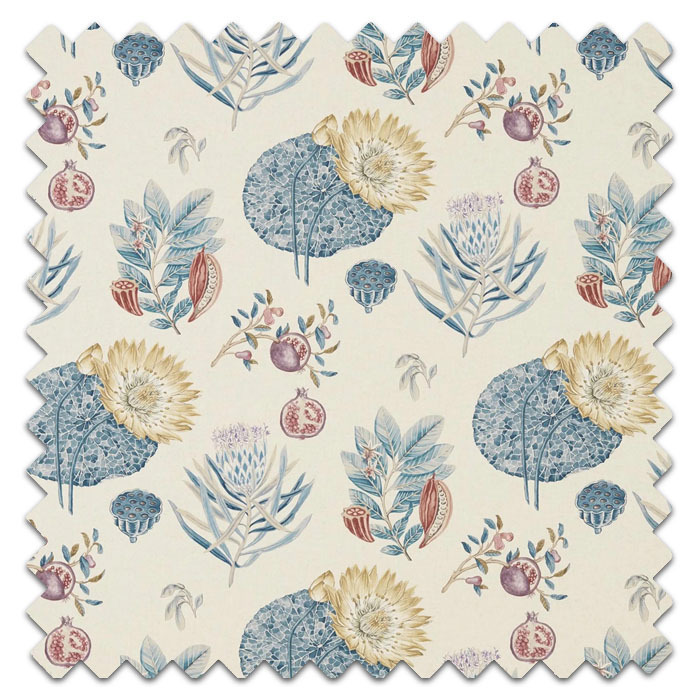 Swatch of Lily Bank Ruby Indigo