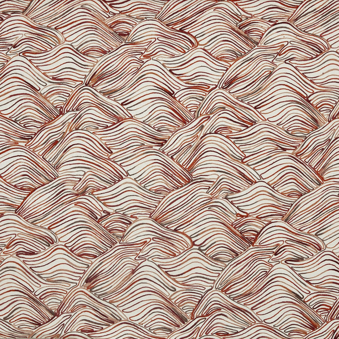 Liyana Cinnabar Fabric by Prestigious Textiles