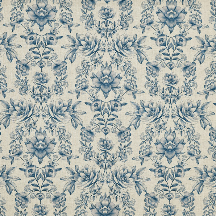 Makassar Cobalt Fabric by Prestigious Textiles