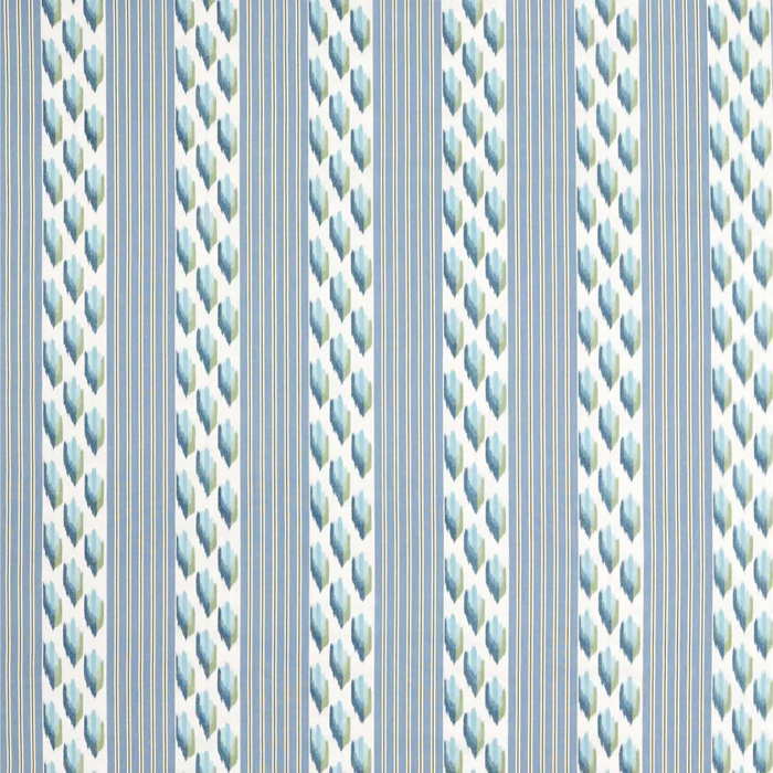 Musafir Persian Blue Cardamom Fabric by Sanderson
