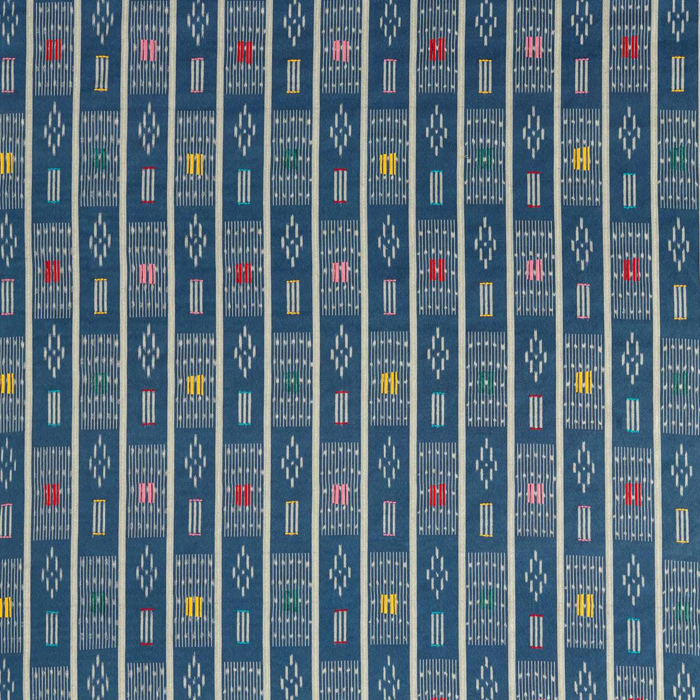 Safar Indigo Multi Fabric by Sanderson