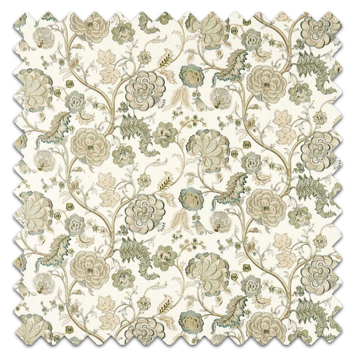 Swatch of Salisbury Embroidery Yew Green