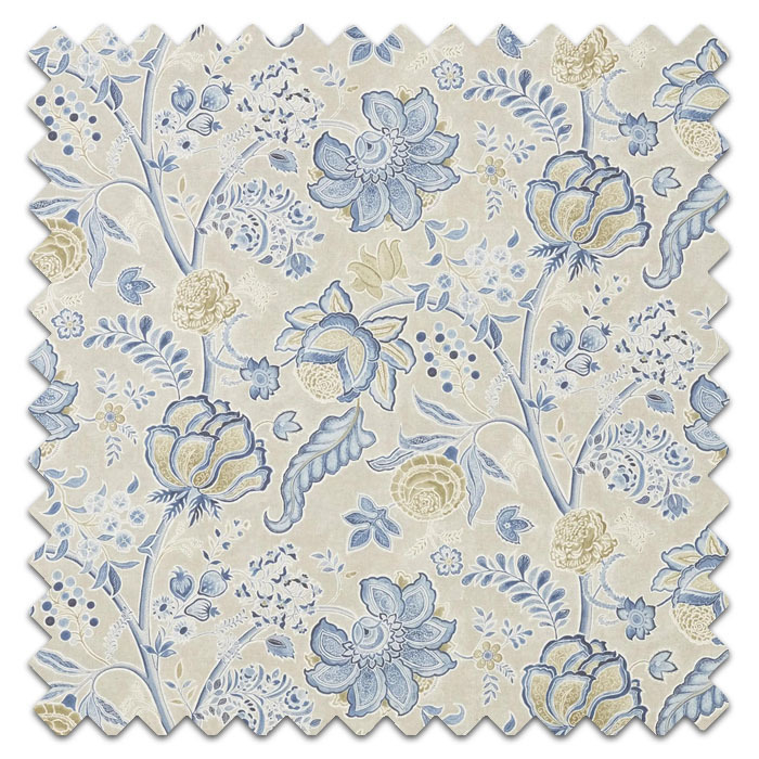 Swatch of Shalimar China Blue Linen