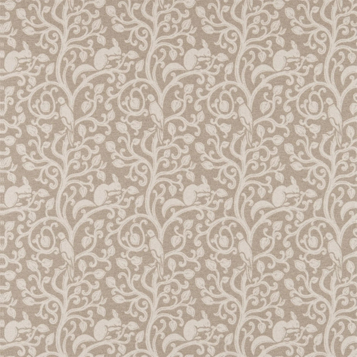 Squirrel Dove Wool Linen Fabric by Sanderson